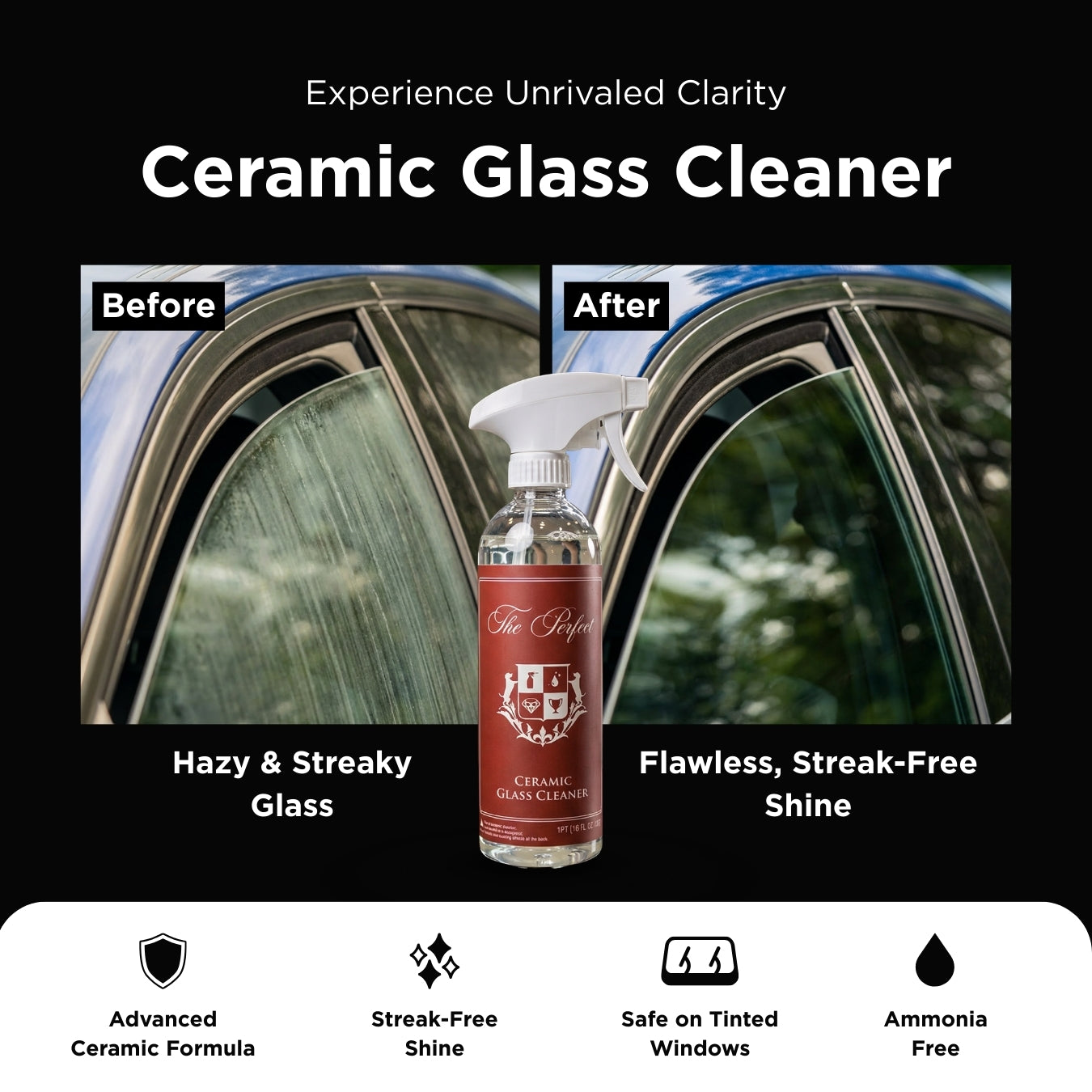 Deluxe Ceramic Glass cleaner bundle