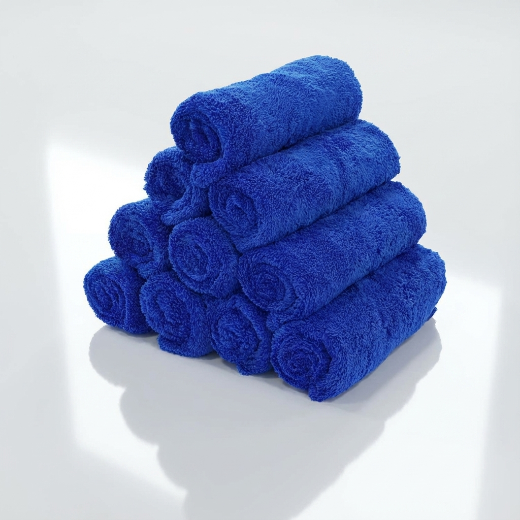 The Perfect plush 500 GSM Car Care Towel 10 pack