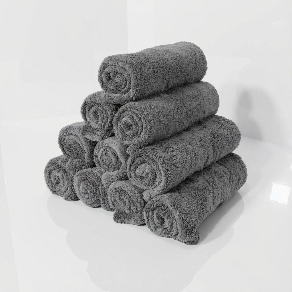 The Perfect plush 500 GSM Car Care Towel 10 pack